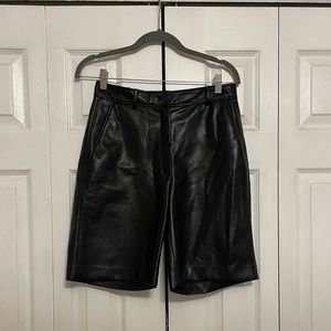 Babaton Adrian Vegan Leather Short Black Size 8